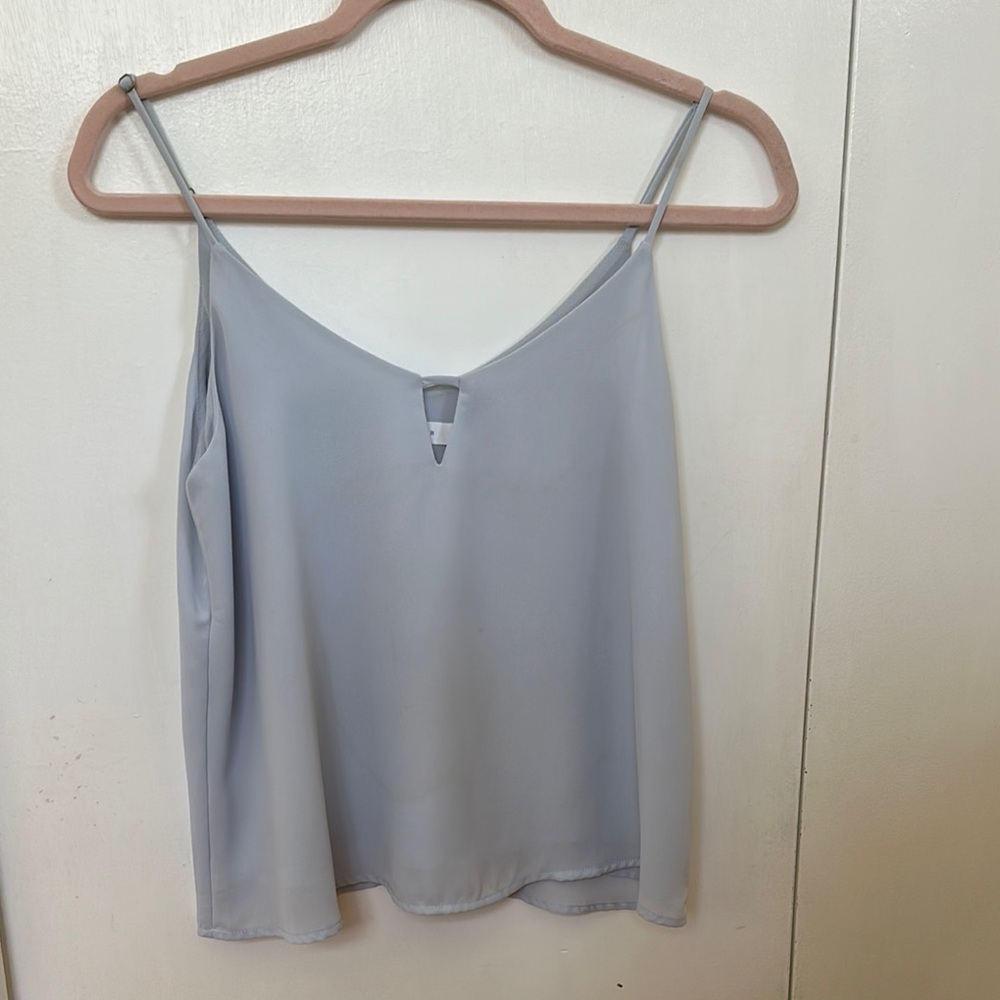 Elegant Light Blue Women's Top